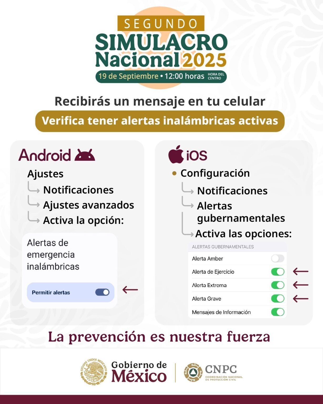 Mañana suena la alerta: México se prepara para el Simulacro Nacional ...